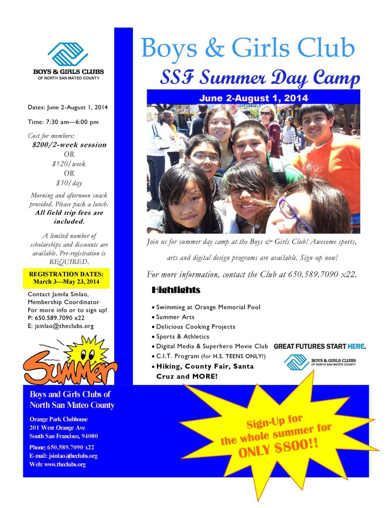 Boys & Girls Club Summer Camp Registration Starts Now Everything